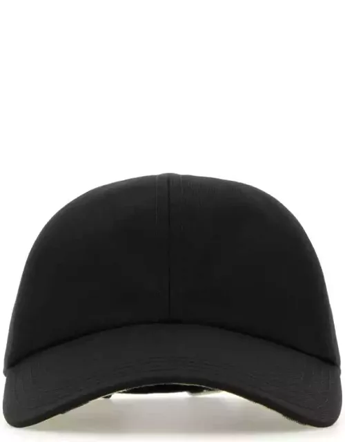 Burberry Black Polyester Blend Baseball Cap