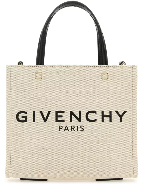 Givenchy Sand Canvas Mini G-tote Handbag