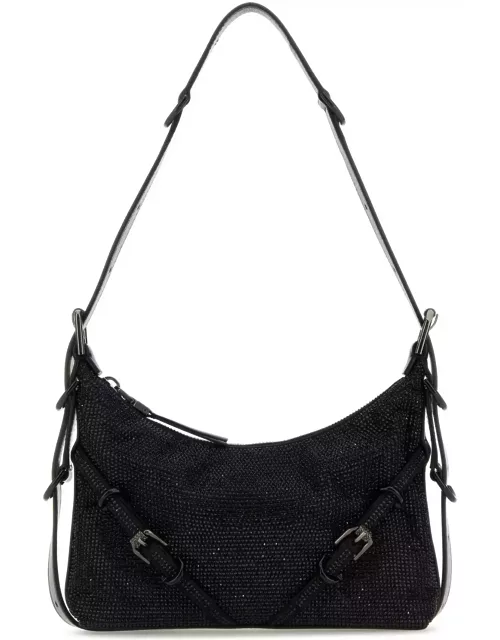 Givenchy Black Fabric Mini Voyou Shoulder Bag