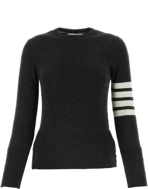 Thom Browne Charcoal Wool Sweater