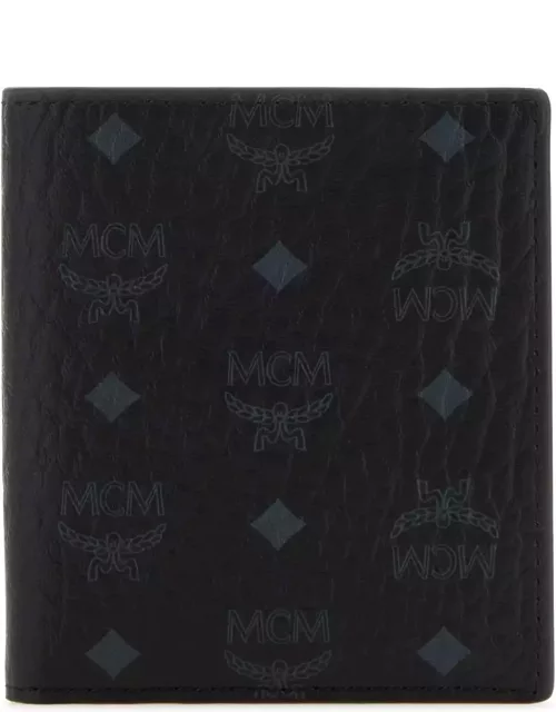 MCM Printed Canvas Wallet