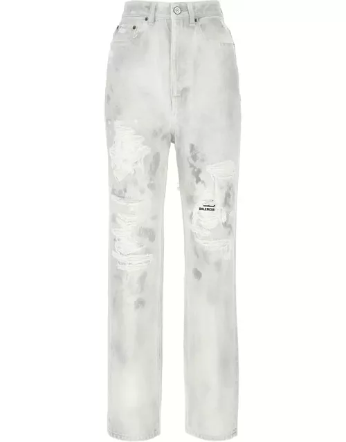 Balenciaga Light Grey Denim Jean