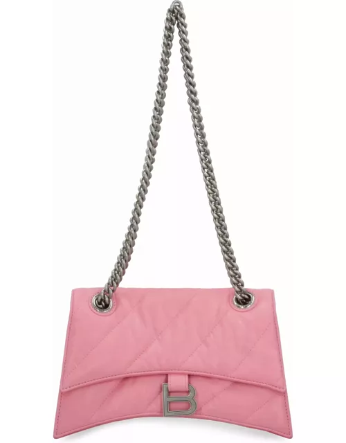 Balenciaga Crush Small Quilted Bag With Chain