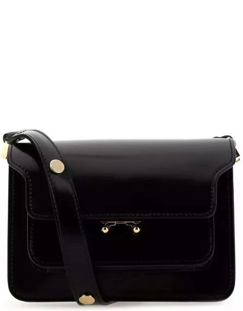 Marni Black Leather Mini Trunk Shoulder Bag