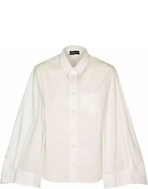 Roberto Collina Wide-sleeved Patched Pocket Flare Shirt
