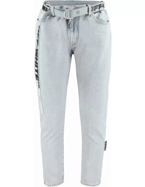 Off-White Belted Denim Jean