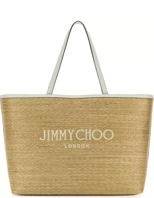 Jimmy Choo Raffia Marli/s Shopping Bag
