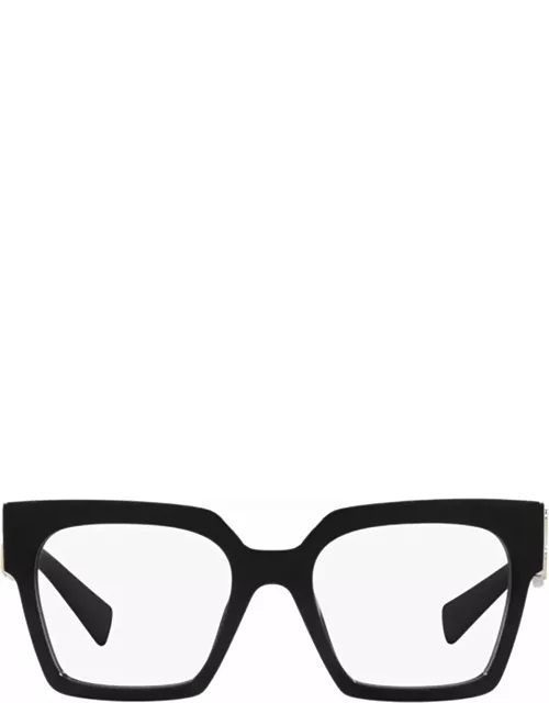 Miu Miu Eyewear Mu 04uv Black Glasse