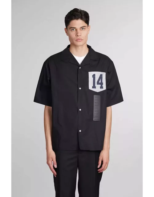 4sdesigns Shirt In Black Cotton