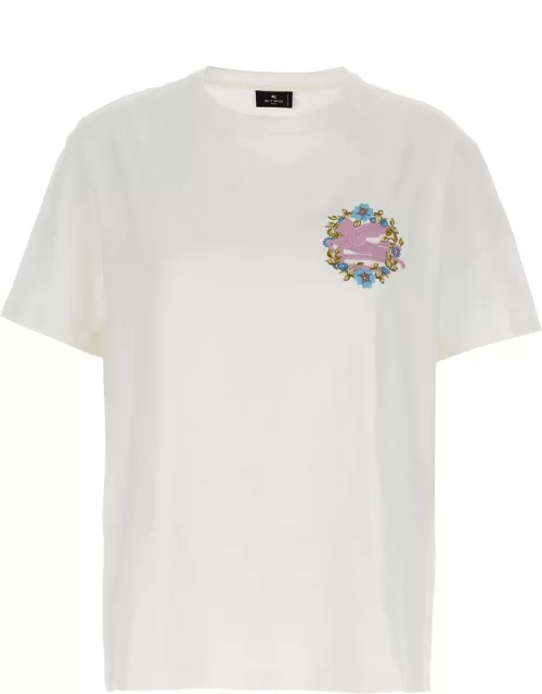 Etro Logo Embroidery T-shirt