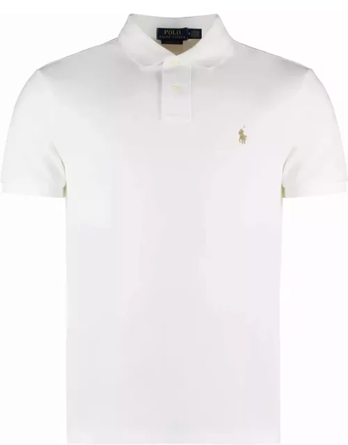Polo Ralph Lauren Logo Embroidery Cotton-piqué Polo Shirt
