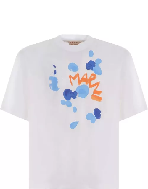 Marni Paint Logo T-shirt