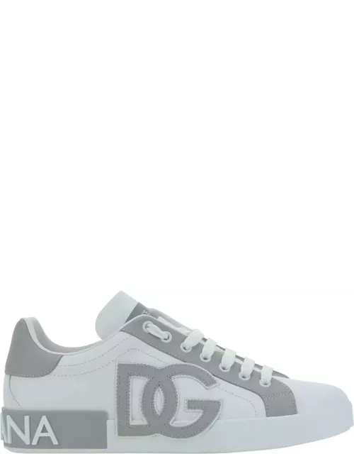 Dolce & Gabbana Portofino Leather Low-top Sneaker