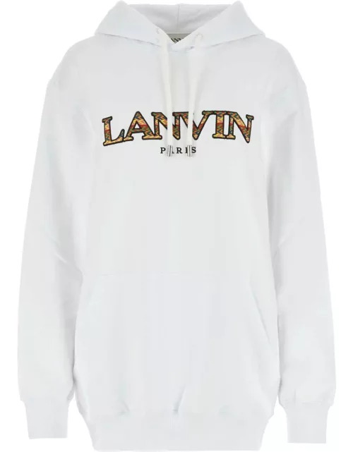 Lanvin White Cotton Sweatshirt