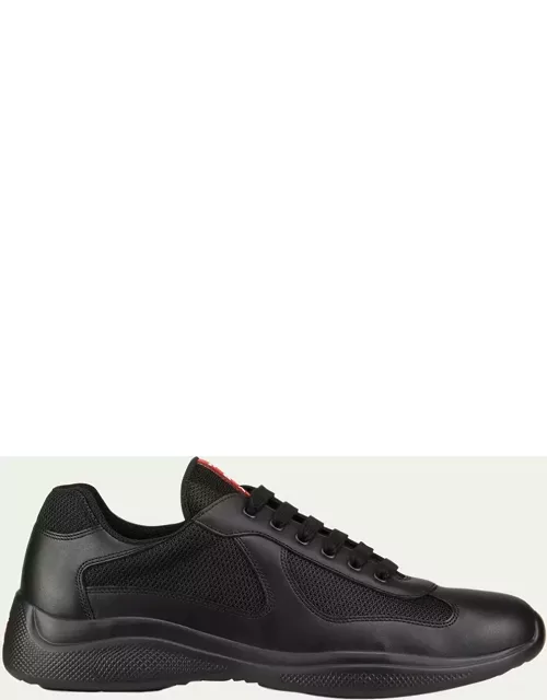 Men's Americas Cup Leather Trainer Sneaker