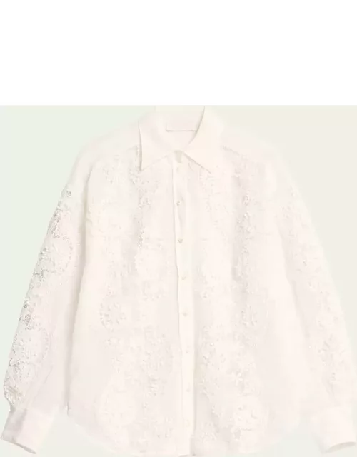 Halliday Lace Flower Shirt