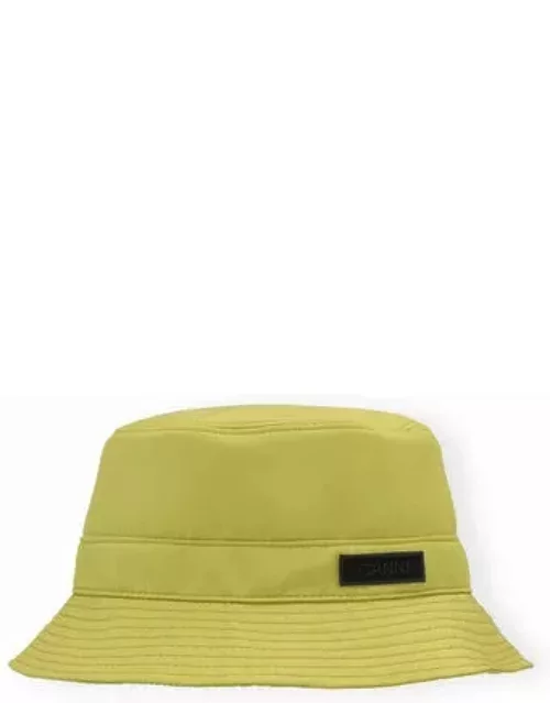 GANNI Olive Tech Bucket Hat in Green