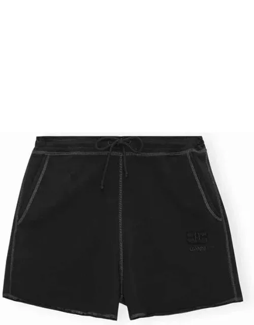 GANNI Isoli Drawstring Shorts in Black