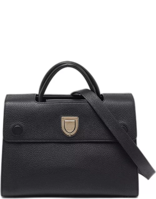 Dior Black Leather Medium Diorever Bag