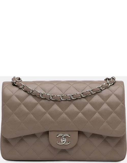 Chanel Jumbo Classic Caviar Double Flap Bag