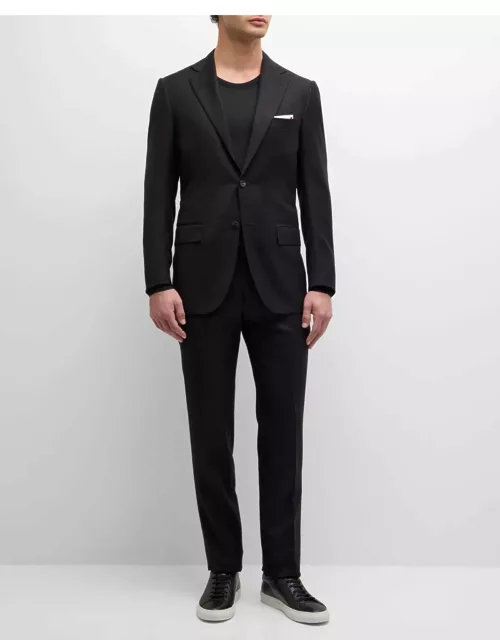 Men's Wool-Cashmere Solid Suit