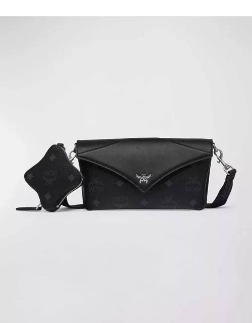 Visetos Monogram Flat Pouch Shoulder Bag