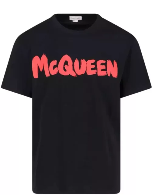 Alexander McQueen graffiti T-shirt