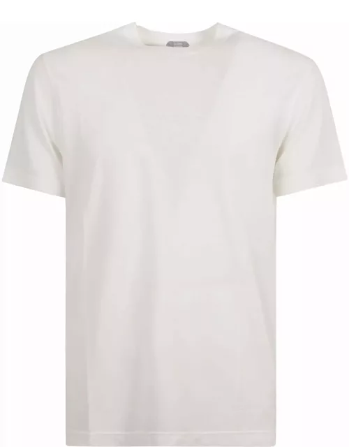 Zanone Round Neck Plain T-shirt
