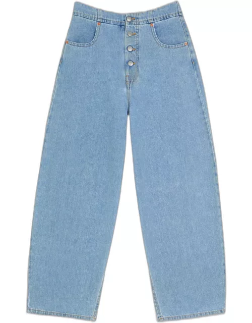 MM6 Maison Margiela Pantalone 5 Tasche Light blue Rhianna 5 pockets jean