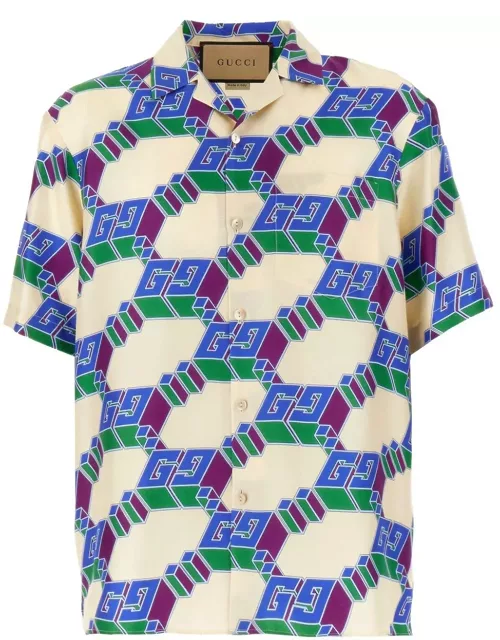 Gucci 3d Gg Print Shirt