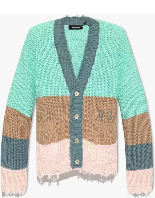 Dsquared2 Cardigan With Vintage Effect