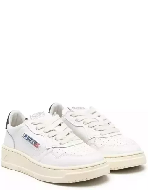 Autry White medalist Low Top Sneakers In Cow Leather