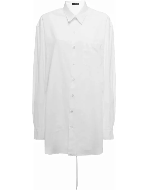 Ann Demeulemeester Anne Demeulemeester White Cotton Womans Poplin Shirt