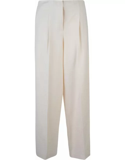 Peserico Concealed Straight Trouser