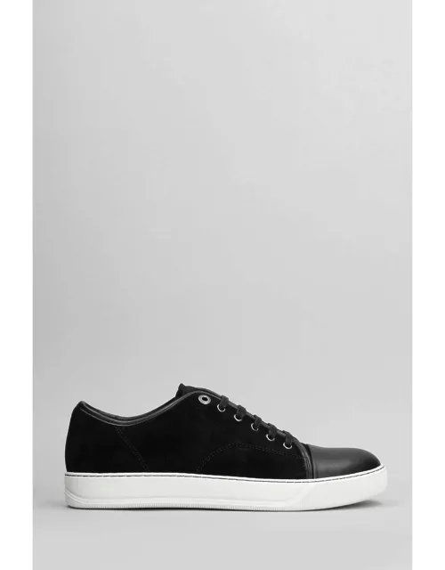 Lanvin Dbb1 Sneakers In Black Suede