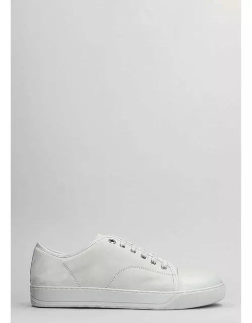 Lanvin Dbb1 Sneakers In Grey Suede