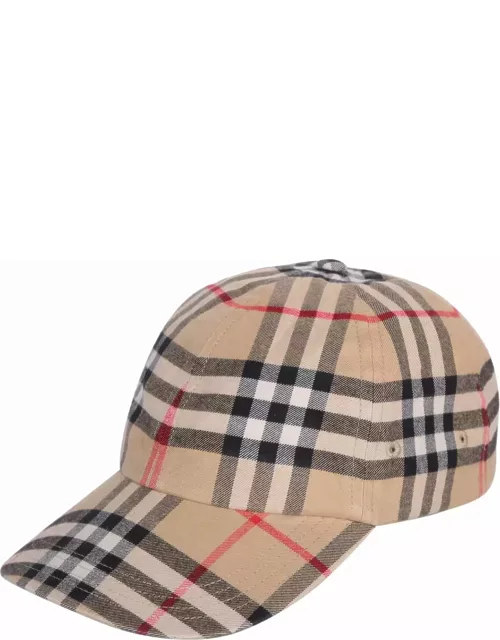 Burberry Check Cap
