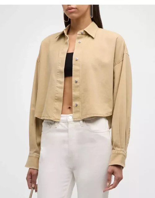 Featherweight Beatrice Cropped Shirt