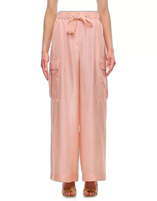 Zimmermann Halliday Relaxed Pocket Pants Rose