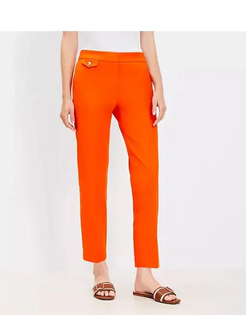 Loft Coin Pocket Riviera Slim Pants in Doubleweave