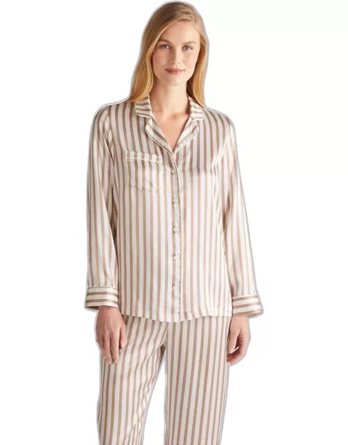 Derek Rose Women's Pyjamas Brindisi 110 Silk Satin Gold