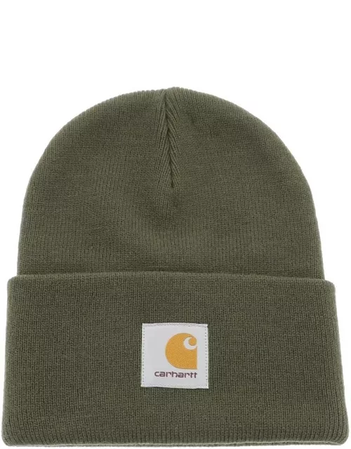 CARHARTT WIP logo patch beanie hat