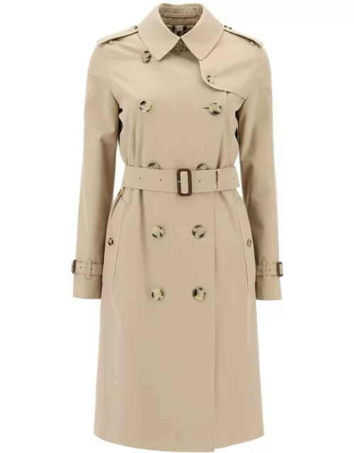 BURBERRY mid-length kensington heritage trench coat