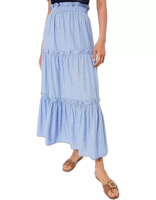 Cornflower Blue Stripe Prado Skirt