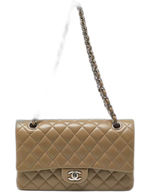 Chanel Avocado Green Quilted Leather Medium Classic Double Flap Bag