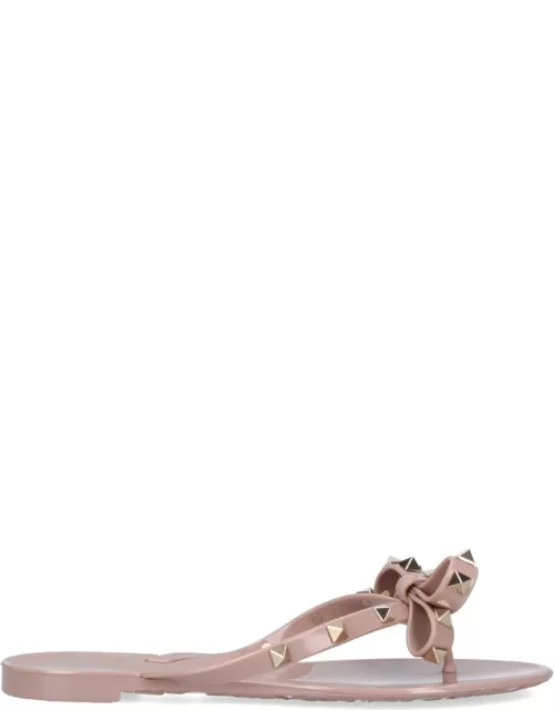 Valentino Garavani 'Rockstud' Thong Sandal