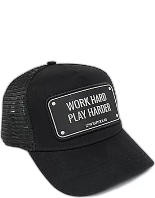 John Hatter & Co Work Hard Play Harder Trucker Hat