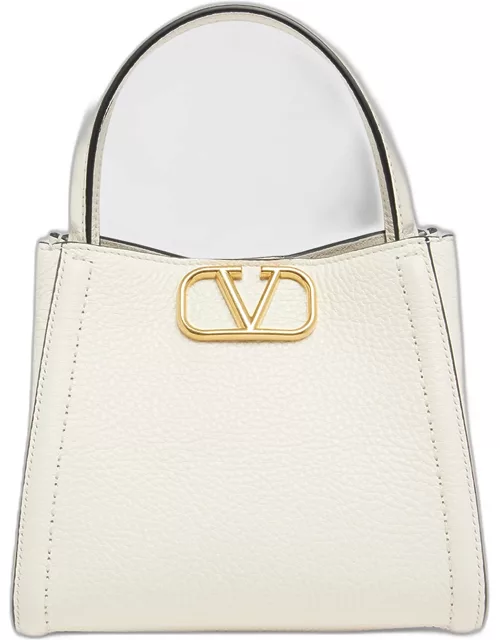 Alltime VLOGO Small Leather Top-Handle Bag