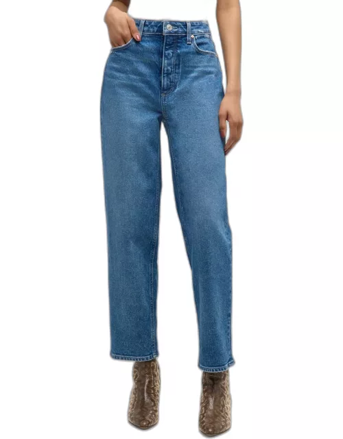 Alexis Straight Button-Fly Jean