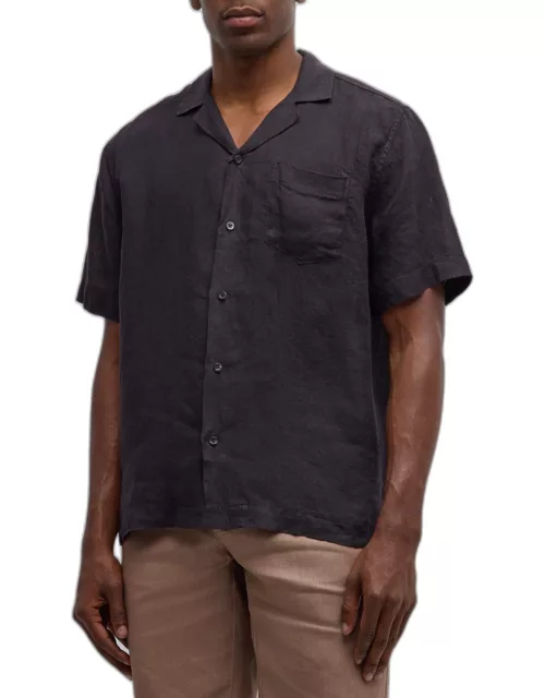 Men's Angelo Linen Camp Shirt